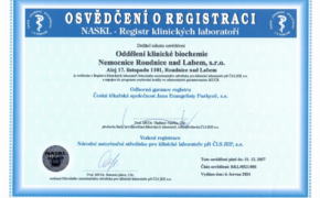 NASKL - certifikát